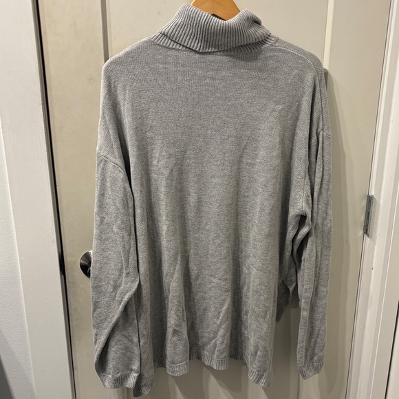 Emma Knudsen Gray Turtleneck Sweater - Picture 2 of 3